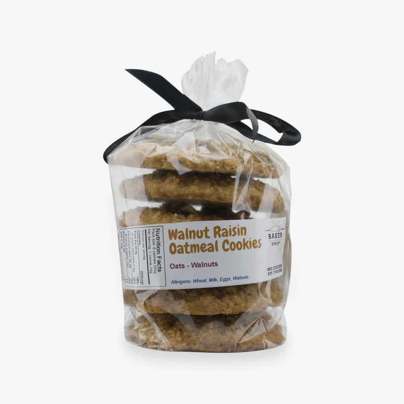 Walnut Raisin Oatmeal Cookies (Pack of 6)