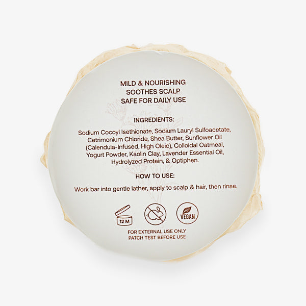 Oats & Yogurt Frequent Wash Shampoo Bar (85g)