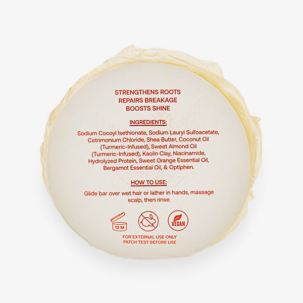 Turmeric Root Repair Shampoo Bar (85g)