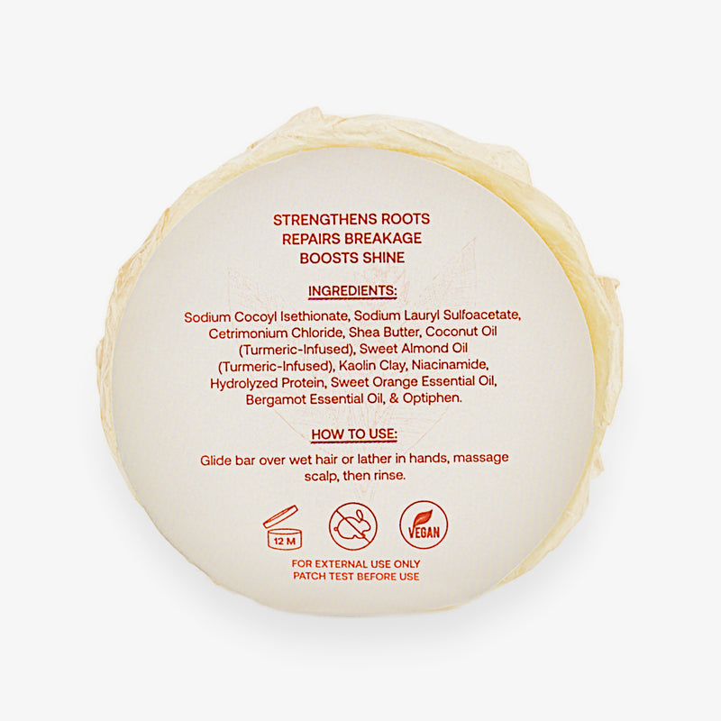 Turmeric Root Repair Shampoo Bar (85g)